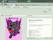 Tablet Screenshot of dzafri.deviantart.com