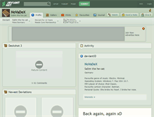 Tablet Screenshot of novadex.deviantart.com