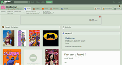Desktop Screenshot of chobouyan.deviantart.com