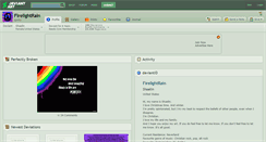 Desktop Screenshot of firelightrain.deviantart.com