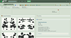 Desktop Screenshot of dragonmankomos.deviantart.com