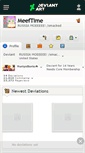 Mobile Screenshot of meeftime.deviantart.com