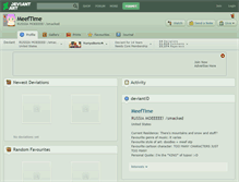 Tablet Screenshot of meeftime.deviantart.com