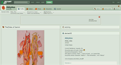 Desktop Screenshot of mistymoo.deviantart.com