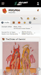 Mobile Screenshot of mistymoo.deviantart.com