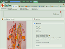 Tablet Screenshot of mistymoo.deviantart.com