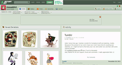 Desktop Screenshot of mousebird.deviantart.com
