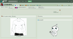 Desktop Screenshot of cryinglaughter.deviantart.com