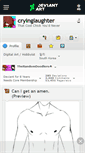 Mobile Screenshot of cryinglaughter.deviantart.com