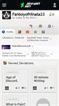 Mobile Screenshot of fanboyofhinata23.deviantart.com