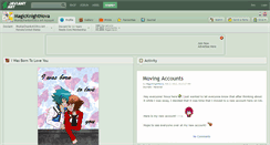 Desktop Screenshot of magicknightnova.deviantart.com