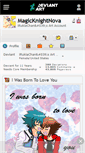 Mobile Screenshot of magicknightnova.deviantart.com