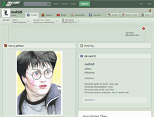 Tablet Screenshot of mehidi.deviantart.com