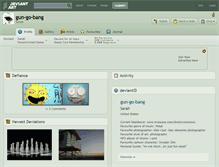 Tablet Screenshot of gun-go-bang.deviantart.com