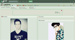 Desktop Screenshot of juanoliver.deviantart.com