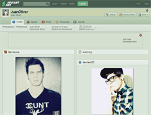 Tablet Screenshot of juanoliver.deviantart.com