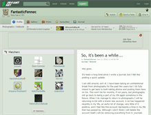Tablet Screenshot of fantasticfennec.deviantart.com