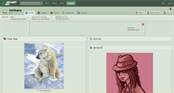 Desktop Screenshot of kimikana.deviantart.com