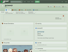 Tablet Screenshot of jprmasonjr.deviantart.com