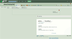 Desktop Screenshot of dannythegraywolf.deviantart.com