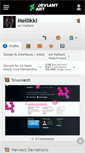 Mobile Screenshot of mellikki.deviantart.com