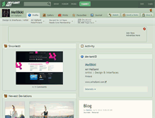Tablet Screenshot of mellikki.deviantart.com