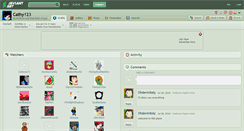 Desktop Screenshot of cathy123.deviantart.com