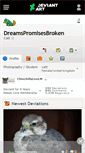 Mobile Screenshot of dreamspromisesbroken.deviantart.com