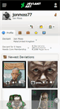 Mobile Screenshot of jonmoss77.deviantart.com