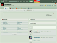 Tablet Screenshot of hellview666.deviantart.com
