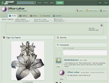 Tablet Screenshot of officer-luficer.deviantart.com