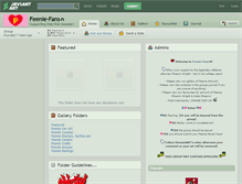Tablet Screenshot of feenie-fans.deviantart.com