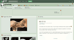 Desktop Screenshot of letfearreign.deviantart.com
