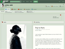 Tablet Screenshot of lesley-jade.deviantart.com
