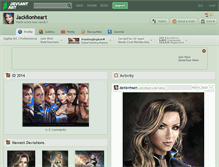 Tablet Screenshot of jacklionheart.deviantart.com