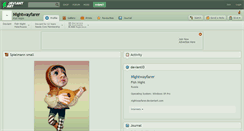 Desktop Screenshot of nightwayfarer.deviantart.com