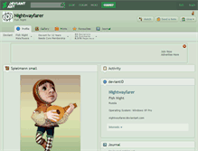 Tablet Screenshot of nightwayfarer.deviantart.com