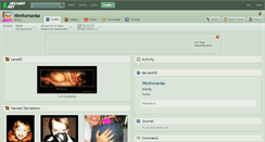 Desktop Screenshot of nimfomanka.deviantart.com