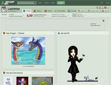 Tablet Screenshot of ladynoise.deviantart.com