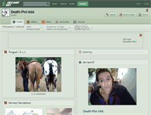 Tablet Screenshot of death-pixi-666.deviantart.com
