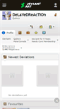 Mobile Screenshot of delayedreaction.deviantart.com