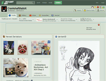 Tablet Screenshot of crankshaftrabbit.deviantart.com