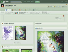 Tablet Screenshot of fern-gully-club.deviantart.com