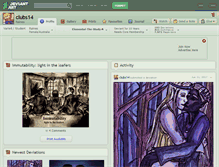 Tablet Screenshot of clubs14.deviantart.com