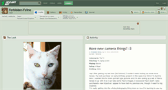 Desktop Screenshot of forbidden-feline.deviantart.com