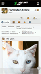 Mobile Screenshot of forbidden-feline.deviantart.com