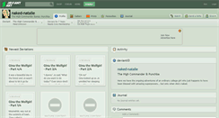 Desktop Screenshot of naked-natalie.deviantart.com
