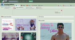Desktop Screenshot of amazing-editions.deviantart.com