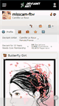 Mobile Screenshot of misscam-ftw.deviantart.com