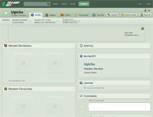 Tablet Screenshot of bigielka.deviantart.com